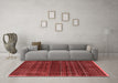 Contemporary Red Washable Rugs