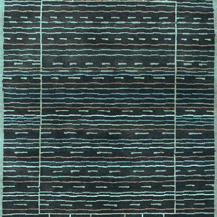Abstract Light Blue Contemporary Rug, con360lblu