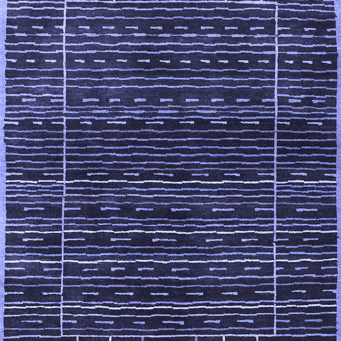 Machine Washable Abstract Blue Contemporary Rug, wshcon360blu