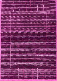 Abstract Pink Contemporary Rug, con360pnk