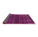 Sideview of Abstract Pink Contemporary Rug, con360pnk