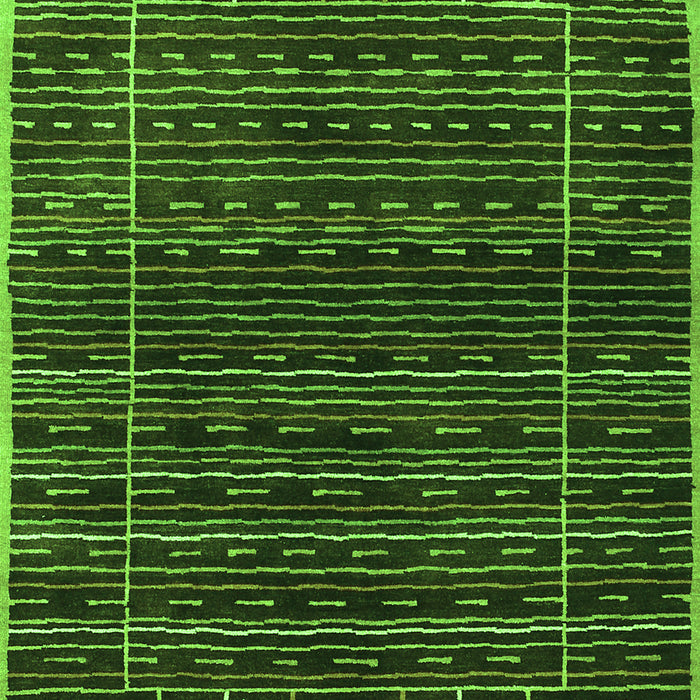 Abstract Green Contemporary Rug, con360grn