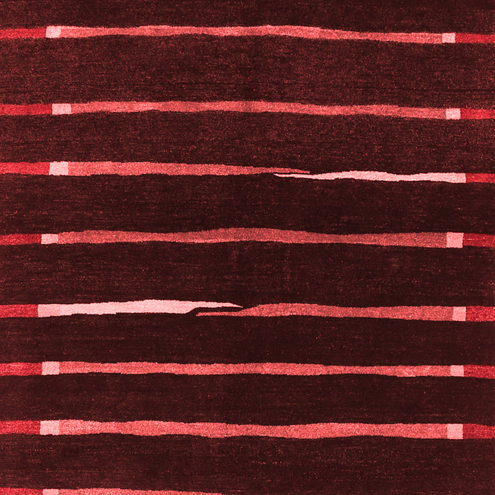 Machine Washable Abstract Red Contemporary Rug, wshcon361red