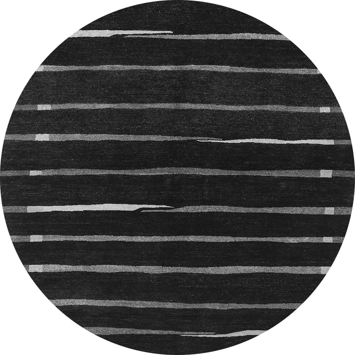 Machine Washable Abstract Gray Contemporary Rug, wshcon361gry