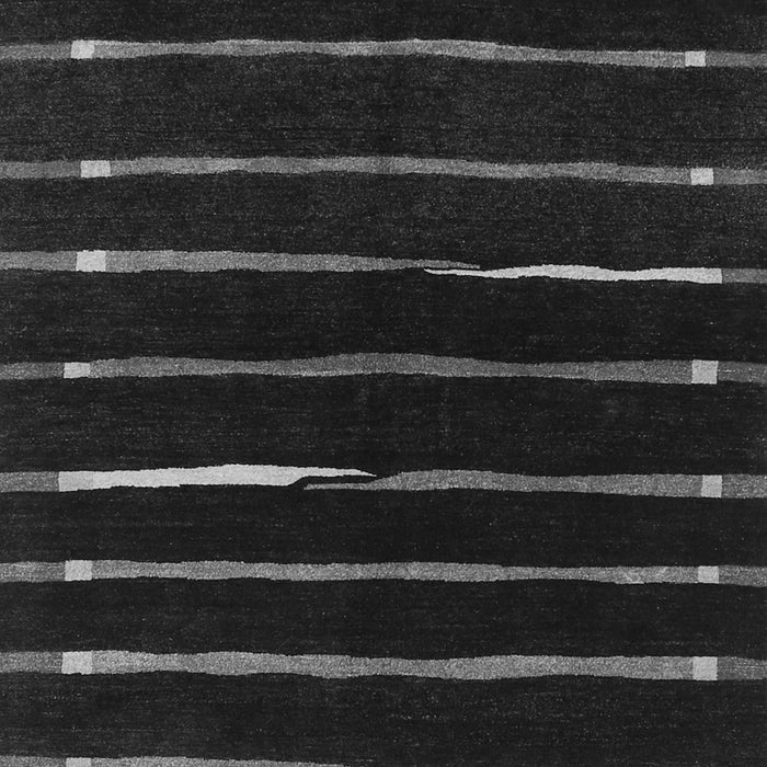 Serging Thickness of Machine Washable Abstract Gray Contemporary Rug, wshcon361gry