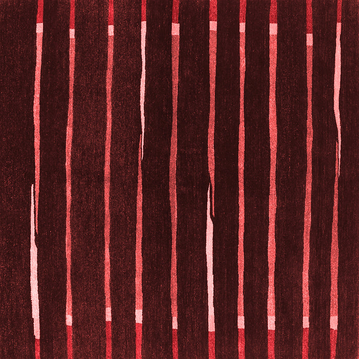 Machine Washable Abstract Red Contemporary Rug, wshcon361red