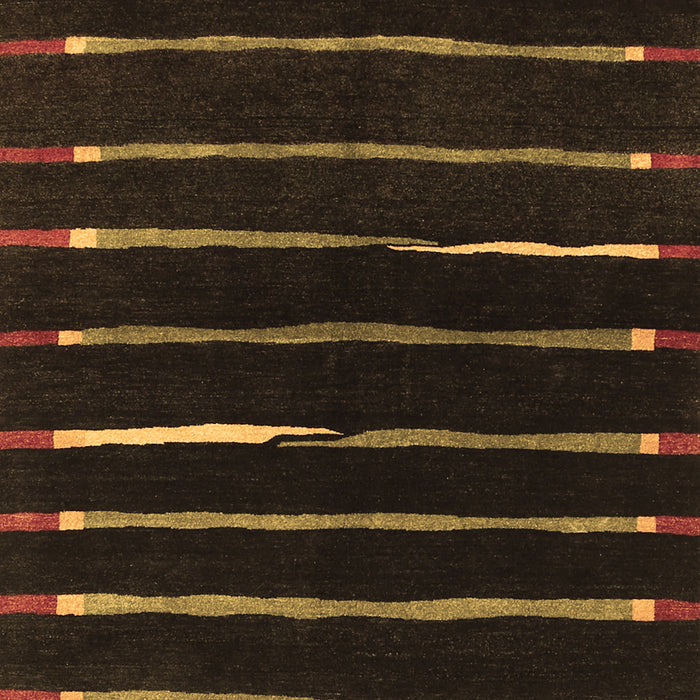 Machine Washable Abstract Brown Contemporary Rug, wshcon361brn