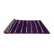 Sideview of Abstract Purple Contemporary Rug, con361pur