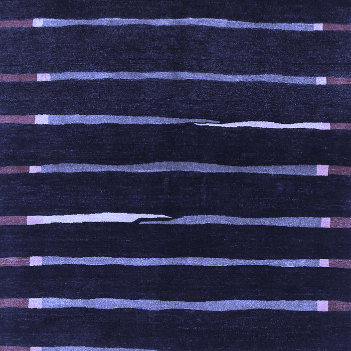 Machine Washable Abstract Blue Contemporary Rug, wshcon361blu