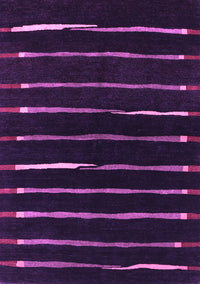 Abstract Purple Contemporary Rug, con361pur