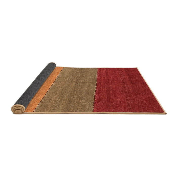 Thickness of Contemporary Neon Red Modern Rug, con362