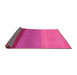 Sideview of Abstract Pink Contemporary Rug, con362pnk