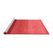 Contemporary Red Washable Rugs