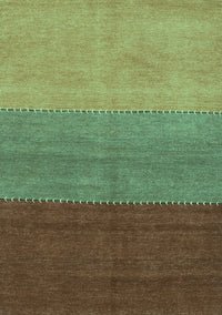 Abstract Turquoise Contemporary Rug, con362turq