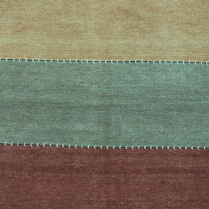 Abstract Light Blue Contemporary Rug, con362lblu