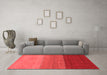 Contemporary Red Washable Rugs