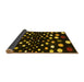 Sideview of Abstract Yellow Contemporary Rug, con363yw