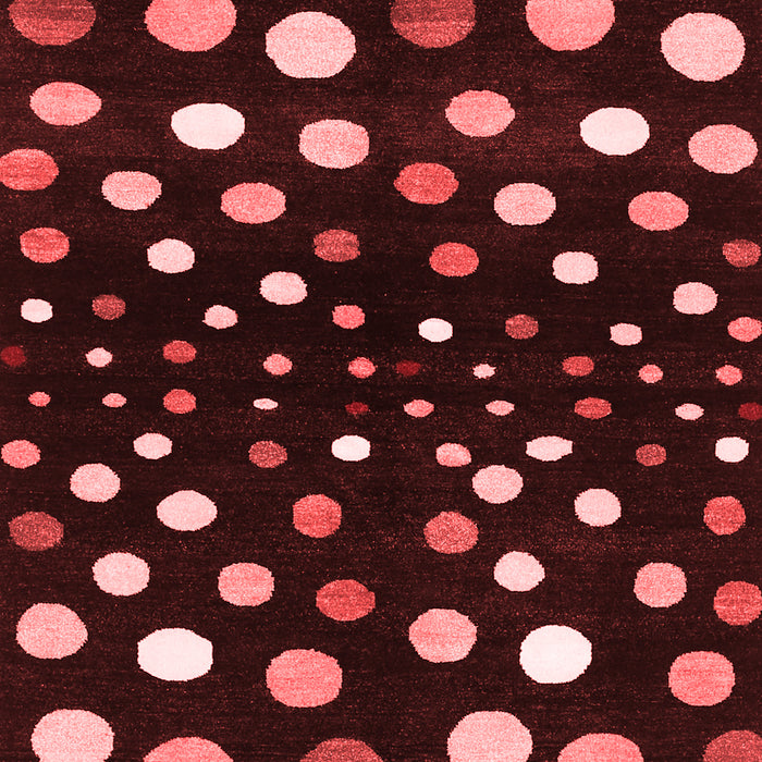 Abstract Red Contemporary Area Rugs