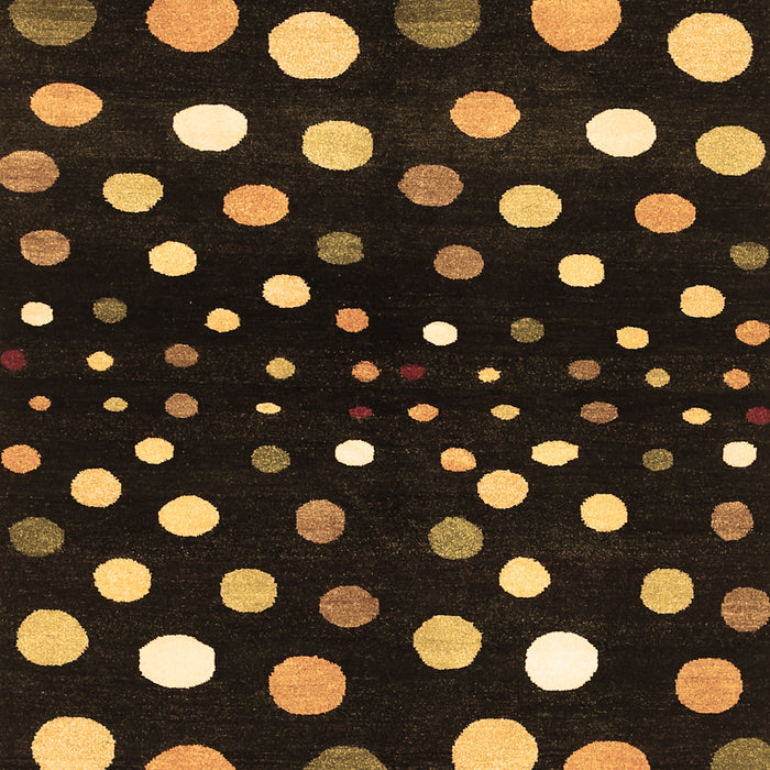 Abstract Brown Contemporary Rug, con363brn