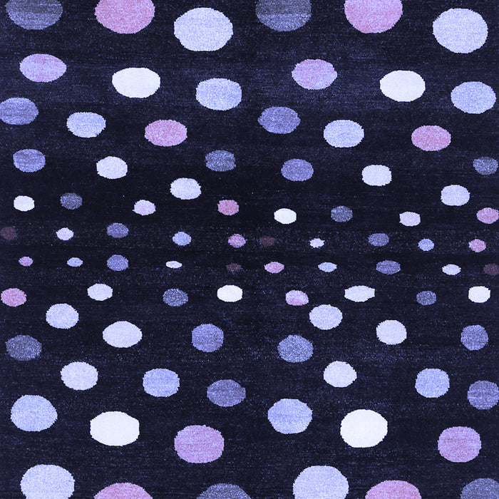 Machine Washable Abstract Blue Contemporary Rug, wshcon363blu