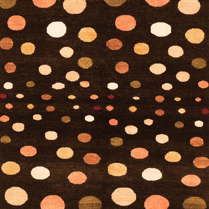 Serging Thickness of Machine Washable Abstract Orange Contemporary Area Rugs, wshcon363org