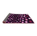 Sideview of Abstract Pink Contemporary Rug, con363pnk