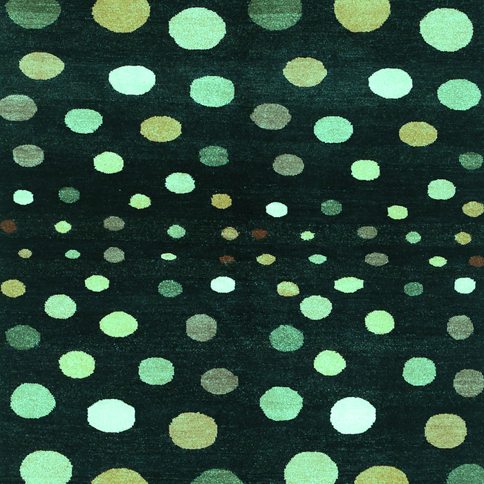 Abstract Turquoise Contemporary Rug, con363turq