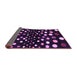 Sideview of Abstract Purple Contemporary Rug, con363pur