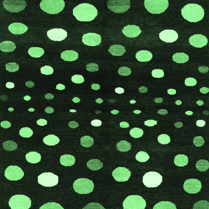 Abstract Emerald Green Contemporary Rug, con363emgrn