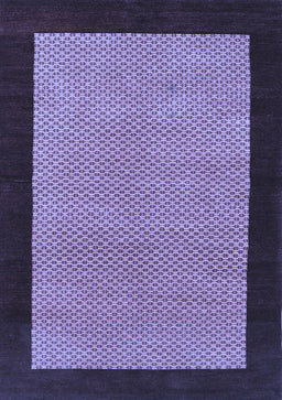 Abstract Blue Contemporary Rug, con364blu