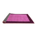 Sideview of Abstract Purple Contemporary Rug, con364pur