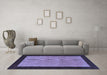 Machine Washable Abstract Blue Contemporary Rug in a Living Room, wshcon364blu