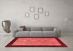 Contemporary Red Washable Rugs