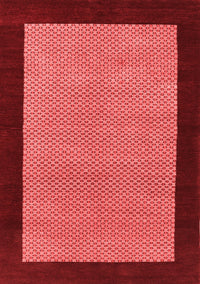 Abstract Red Contemporary Rug, con364red