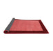 Abstract Red Contemporary Area Rugs