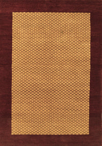 Abstract Brown Contemporary Rug, con364brn