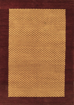 Abstract Brown Contemporary Rug, con364brn