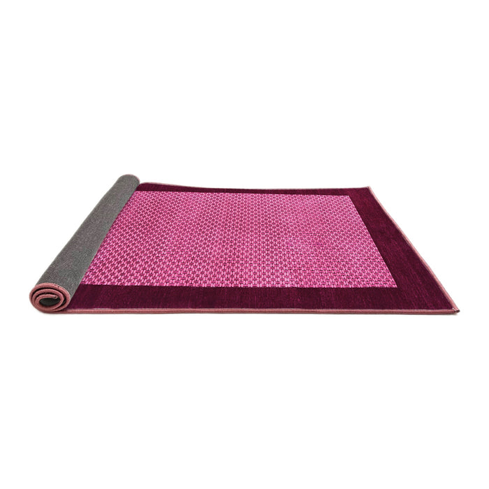 Sideview of Abstract Pink Contemporary Rug, con364pnk