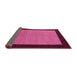 Sideview of Abstract Pink Contemporary Rug, con364pnk