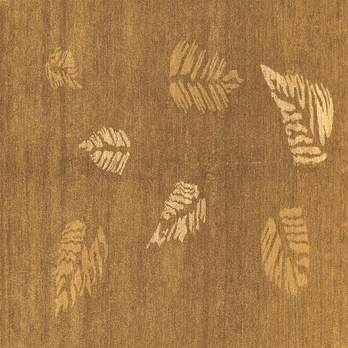 Square Abstract Brown Contemporary Rug, con365brn