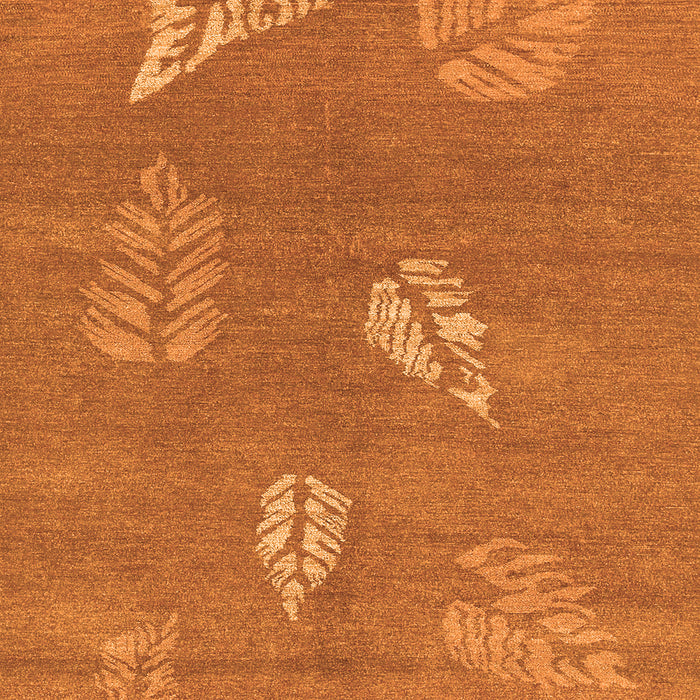 Serging Thickness of Machine Washable Abstract Orange Contemporary Area Rugs, wshcon365org