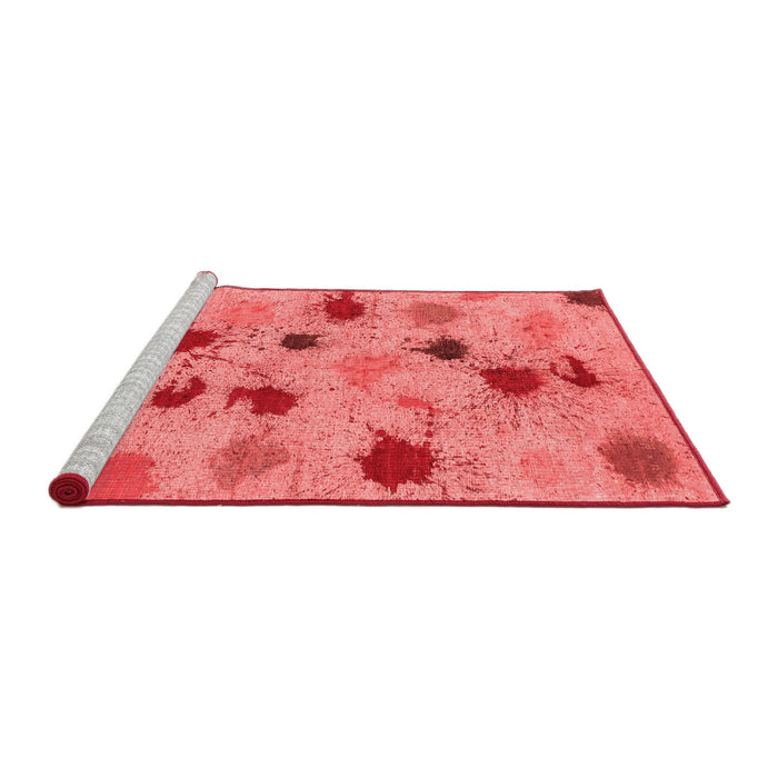 Contemporary Red Washable Rugs