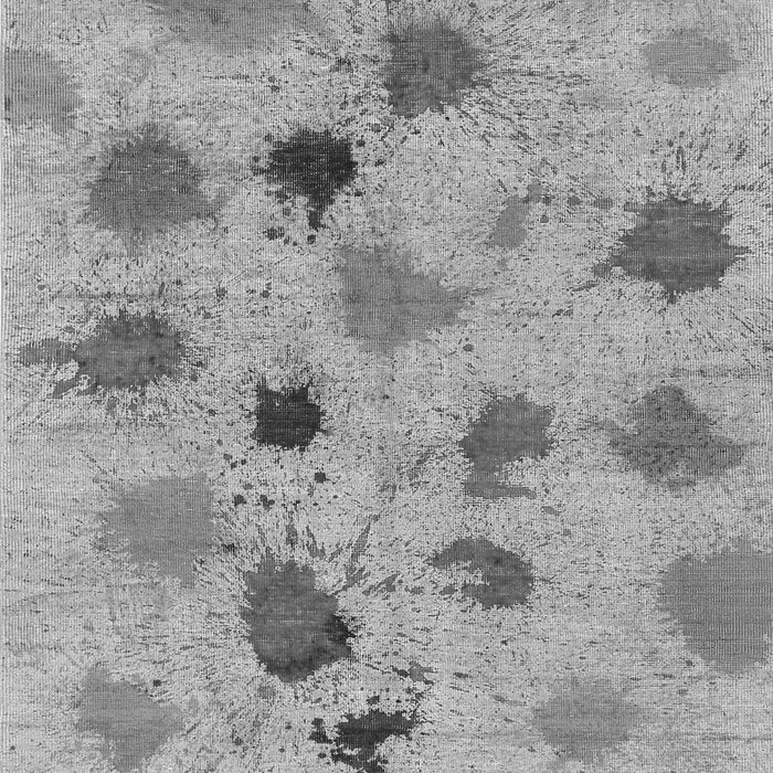 Abstract Gray Contemporary Rug, con366gry