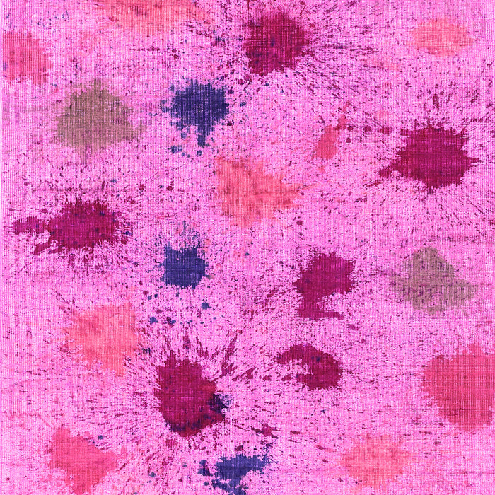Abstract Pink Contemporary Rug, con366pnk
