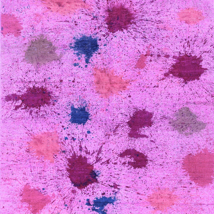 Abstract Purple Contemporary Rug, con366pur