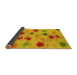 Sideview of Abstract Yellow Contemporary Rug, con366yw