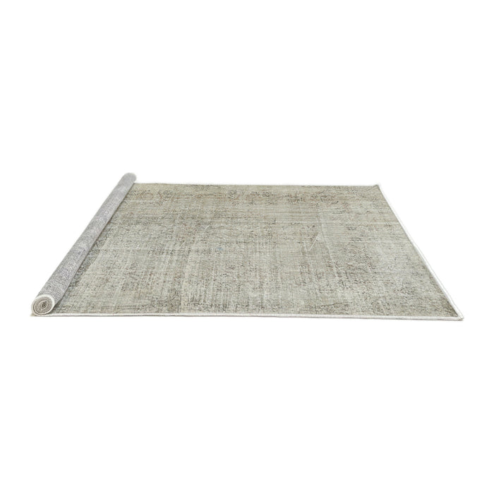 Serging Thickness of Machine Washable Contemporary White Gold Rug, wshcon367