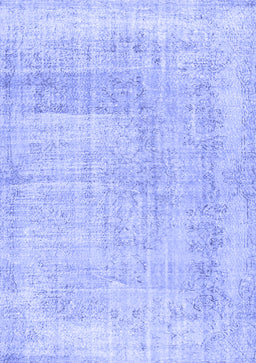 Abstract Blue Contemporary Rug, con367blu