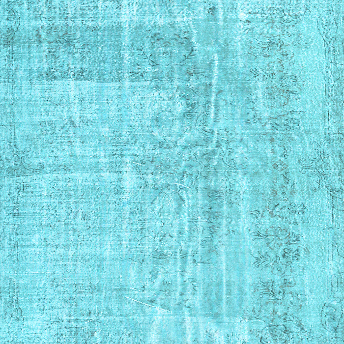 Abstract Light Blue Contemporary Rug, con367lblu