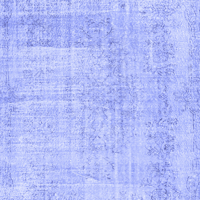 Abstract Blue Contemporary Rug, con367blu